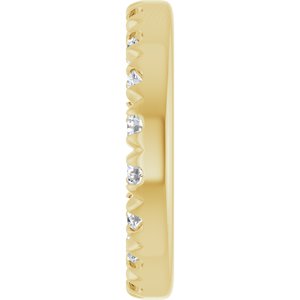 Lab-Grown Diamond French-Set Earring Jackets