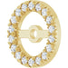 Lab-Grown Diamond French-Set Earring Jackets
