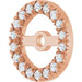 Lab-Grown Diamond French-Set Earring Jackets