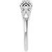 Ladies Natural Diamond Ring (SI2-SI3, G-H) — Platinum