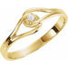 Ladies Natural Diamond Ring (I1, G-H) — 14K Yellow Gold