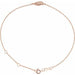 Ladies Natural Diamond Angel Wing 6 1/2-7 1/ Bracelet (I1, G-H) — 14K Rose Gold