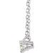 Lab-Grown Diamond Solitaire Necklace - Style 87572
