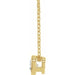 Lab-Grown Diamond Solitaire Bezel-Set Necklace