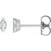 Ladies Natural Diamond Earrings (I1, Ghi) — Sterling Silver