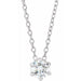 Lab-Grown Diamond Solitaire Necklace or Slide Pendant