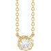 Ladies Natural Diamond Claw-Prong Rope Necklace (I1, G-H) — 14K Yellow Gold