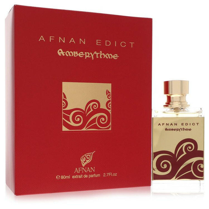 Afnan Edict Amberythme Extrait De Parfum Spray (Unisex) By Afnan - 2.7 oz