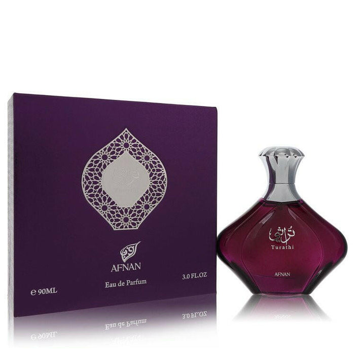 Afnan Turathi Purple Eau De Parfum Spray By Afnan - 3 oz