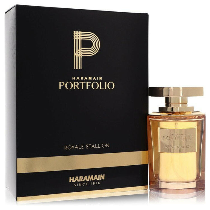 Al Haramain Portfolio Royale Stallion Eau De Parfum Spray By Al Haramain - 2.5 oz