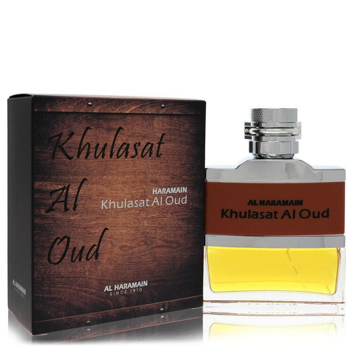 Al Haramain Khulasat Al Oud Eau De Parfum Spray (Unisex) By Al Haramain - 3.4 oz