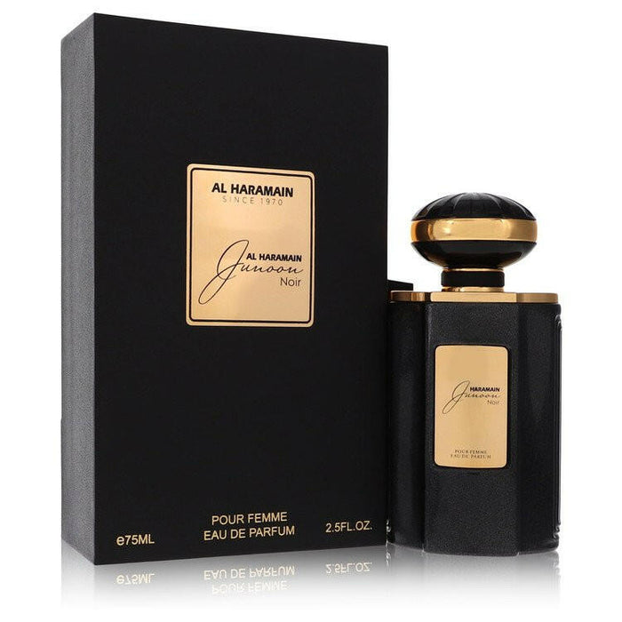 Al Haramain Junoon Noir Eau De Parfum Spray By Al Haramain - 2.5 oz