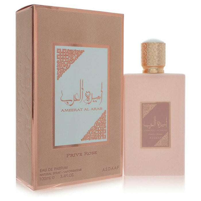 Lattafa Asdaaf Ameerat Al Arab Prive Rose Eau De Parfum Spray (Unisex) By Lattafa - 3.4 oz