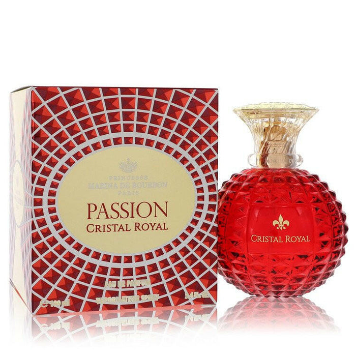 Marina De Bourbon Cristal Royal Passion Eau De Parfum Spray By Marina De Bourbon - 3.4 oz