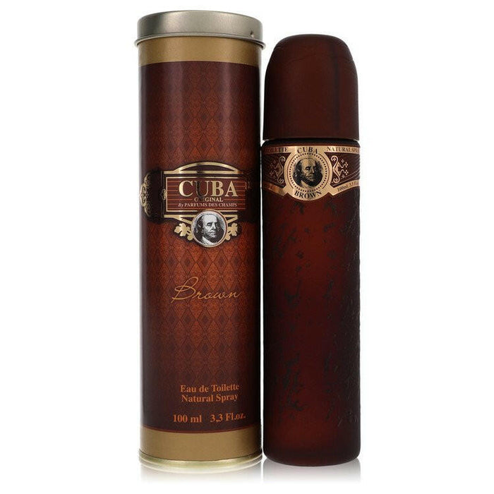 Cuba Brown Eau De Toilette Spray By Fragluxe - 3.4 oz