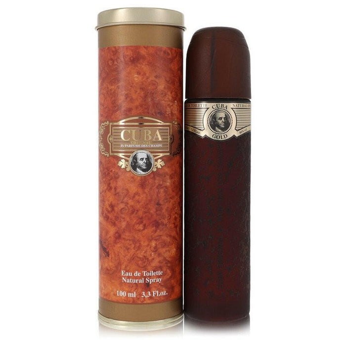 Cuba Gold Eau De Toilette Spray By Fragluxe - 3.4 oz