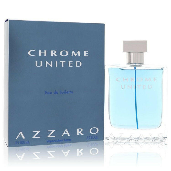 Chrome United Eau De Toilette Spray By Azzaro - 3.4 oz