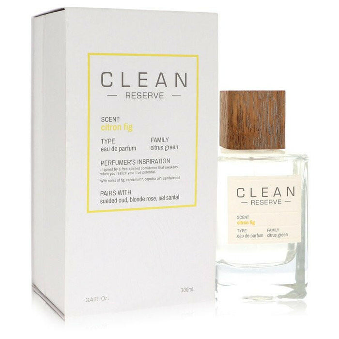 Clean Reserve Citron Fig Eau De Parfum Spray By Clean - 3.4 oz