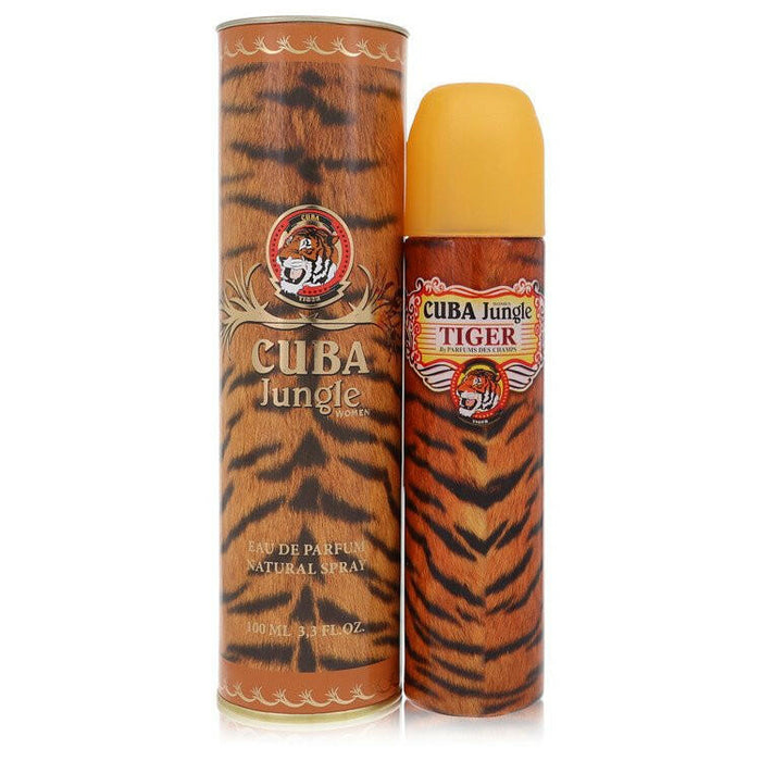 Cuba Jungle Tiger Eau De Parfum Spray By Fragluxe - 3.4 oz