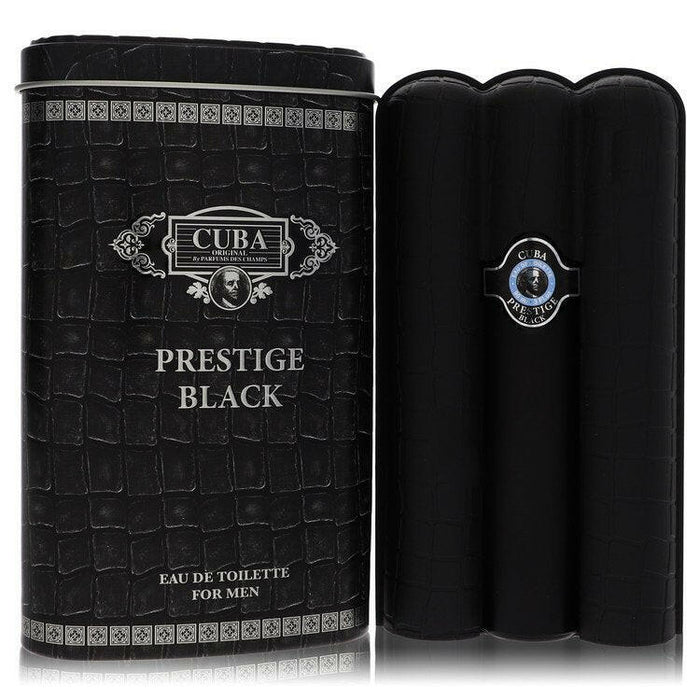 Cuba Prestige Black Eau De Toilette Spray By Fragluxe - 3 oz