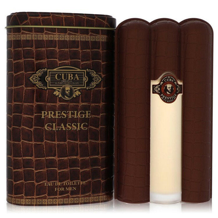 Cuba Prestige Gold Eau De Toilette Spray By Fragluxe - 3 oz