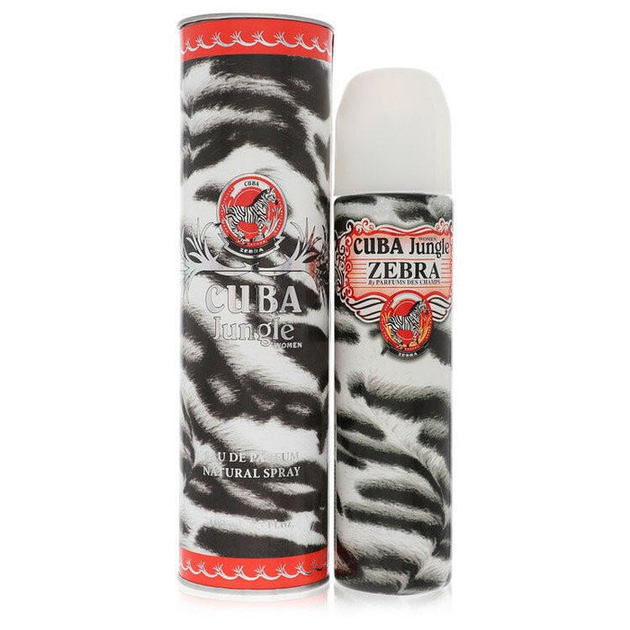 Cuba Jungle Zebra Eau De Parfum Spray By Fragluxe - 3.4 oz