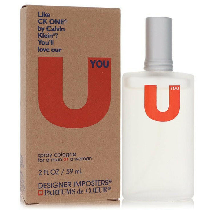 Designer Imposters U You Cologne Spray (Unisex) By Parfums De Coeur - 2 oz