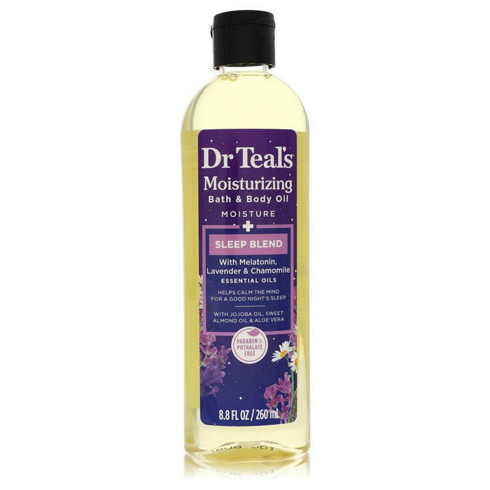 Dr Teal's Moisturizing Bath & Body Oil Sleep Blend Bath & Body Oil with Melatonin, Lavender & Chamomile By Dr Teal's - 8.8 oz