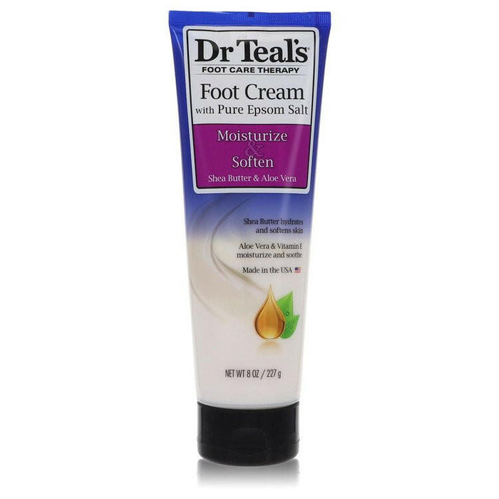 Dr Teal's Pure Epsom Salt Foot Cream Pure Epsom Salt Foot Cream with Shea Butter & Aloe Vera & Vitamin E By Dr Teal's - 8 oz