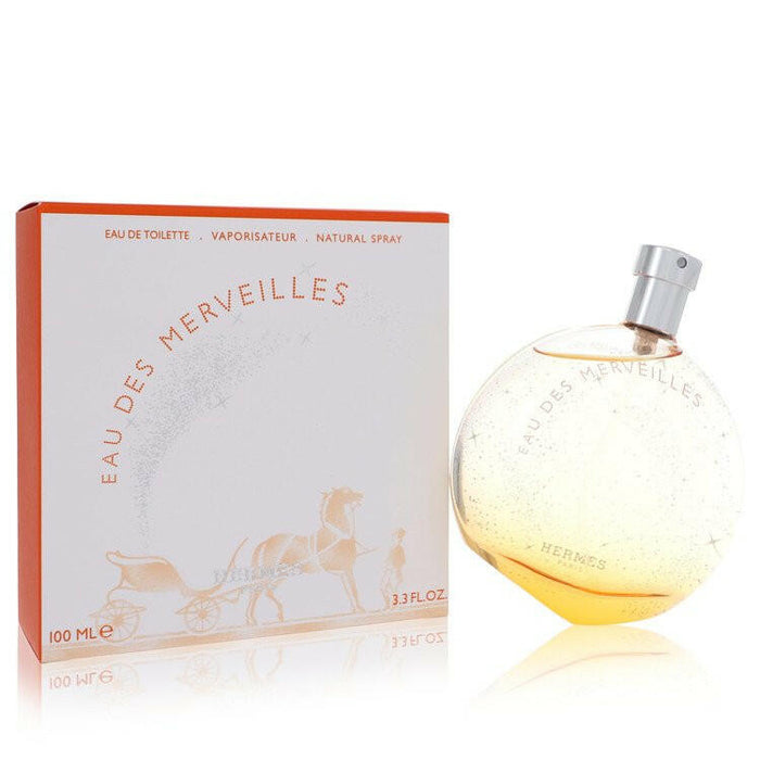 Eau Des Merveilles Eau De Toilette Spray By Hermes - 3.4 oz