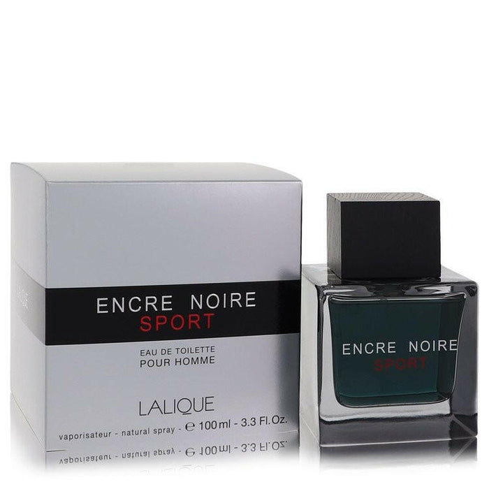 Encre Noire Sport Eau De Toilette Spray By Lalique - 3.3 oz