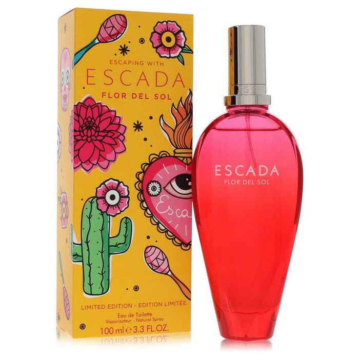 Escada Flor Del Sol Eau De Toilette Spray (Limited Edition) By Escada - 3.4 oz