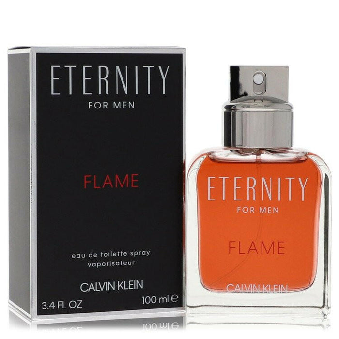 Eternity Flame Eau De Toilette Spray By Calvin Klein - 3.4 oz