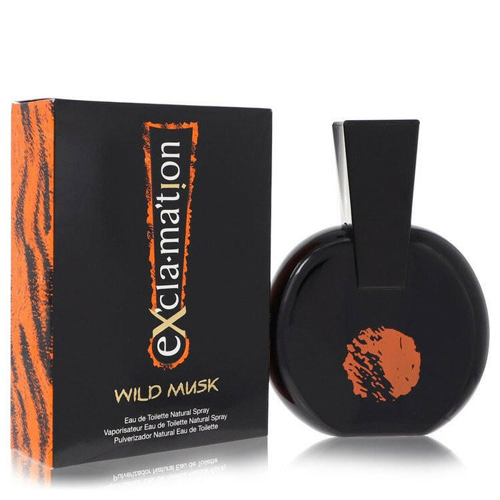 Exclamation Wild Musk Eau De Toilette Spray By Coty - 3.4 oz