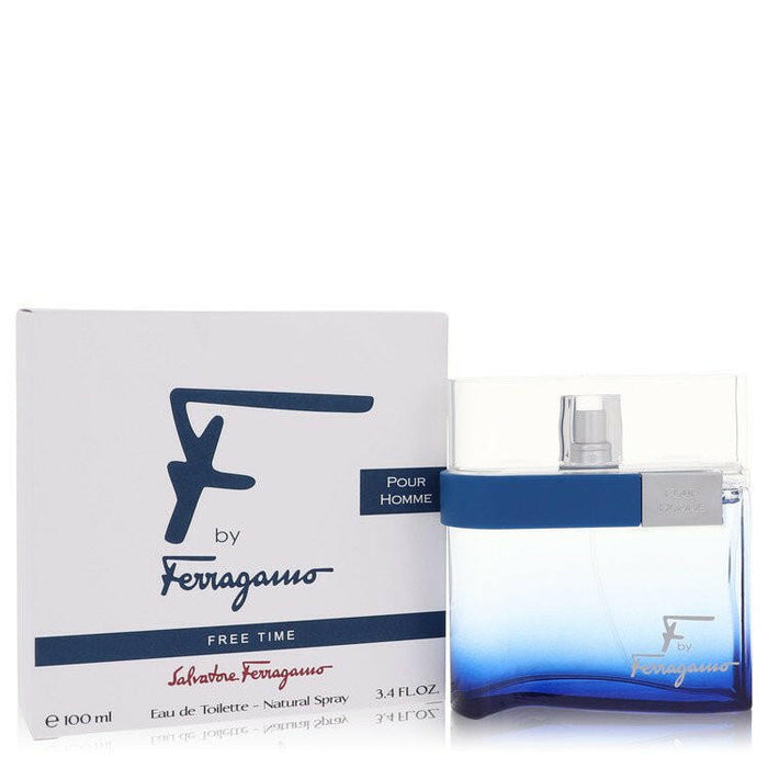 F Free Time Eau De Toilette Spray By Salvatore Ferragamo - 3.4 oz
