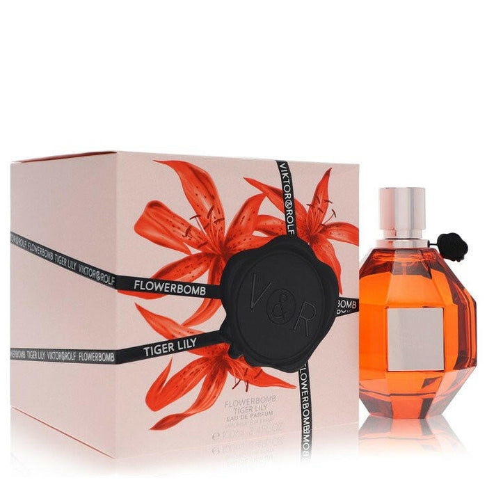 Flowerbomb Tiger Lily Eau De Parfum Spray By Viktor & Rolf - 3.4 oz