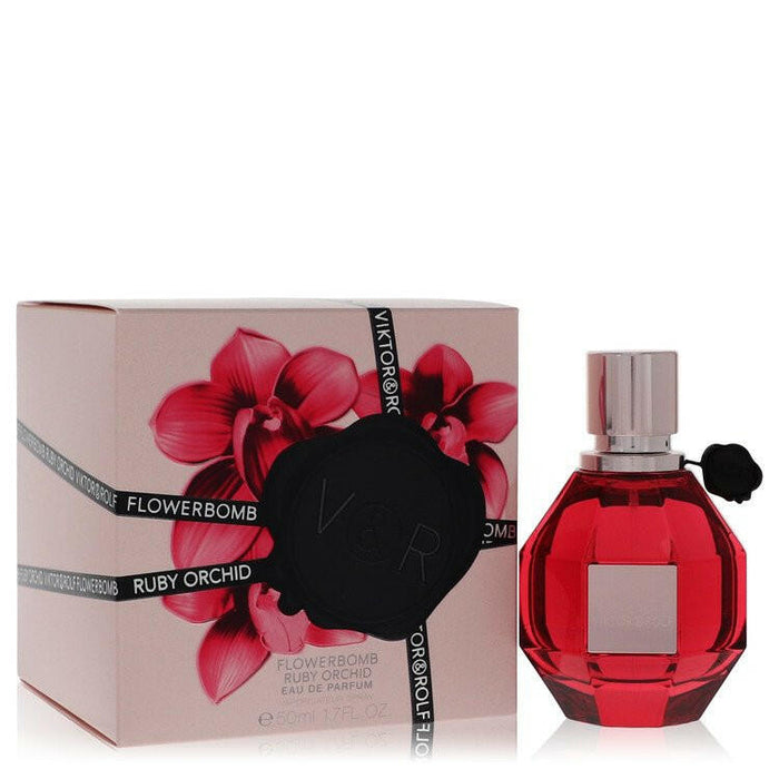 Flowerbomb Ruby Orchid Eau De Parfum Spray By Viktor & Rolf - 1.7 oz