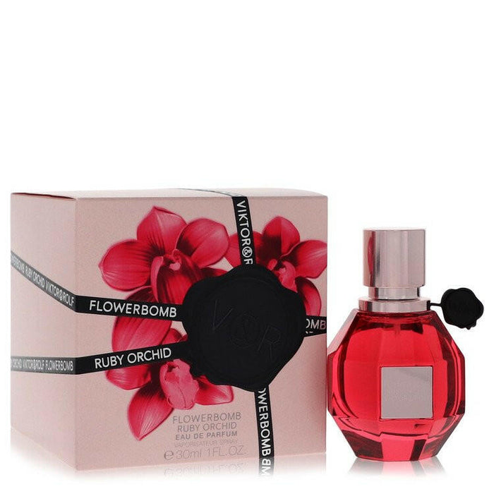 Flowerbomb Ruby Orchid Eau De Parfum Spray By Viktor & Rolf - 1 oz