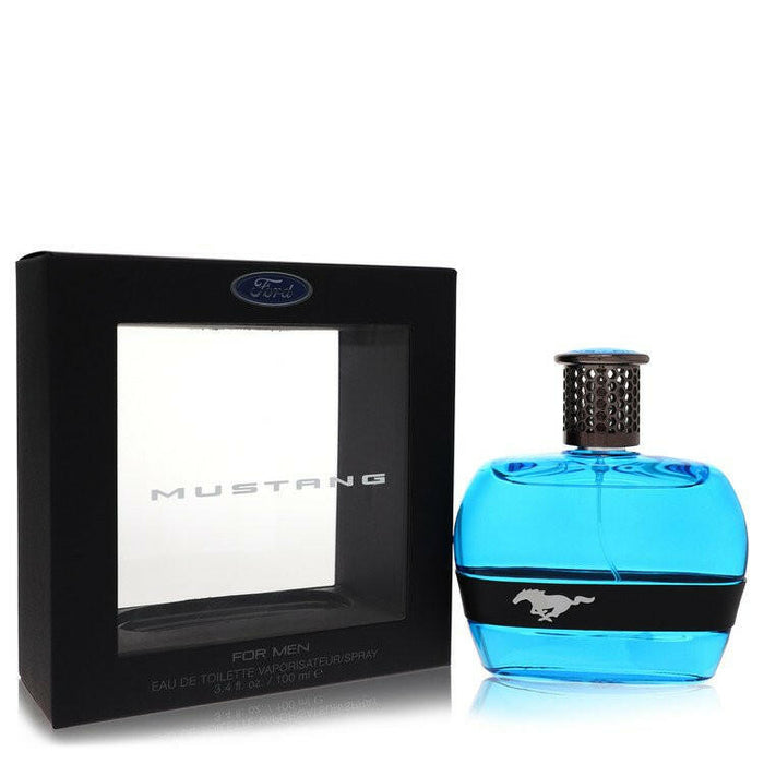 Ford Mustang Blue Eau De Toilette Spray By Estee Lauder - 3.4 oz