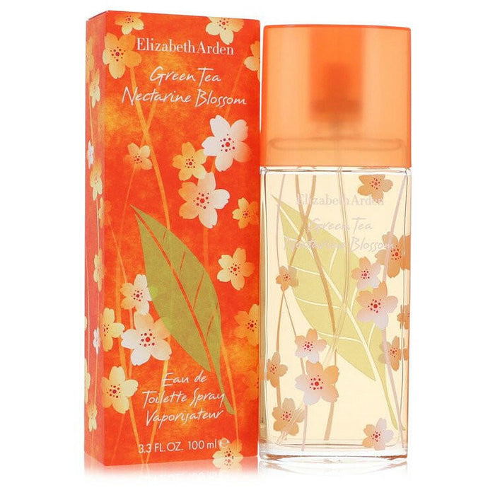 Green Tea Nectarine Blossom Eau De Toilette Spray By Elizabeth Arden - 3.3 oz