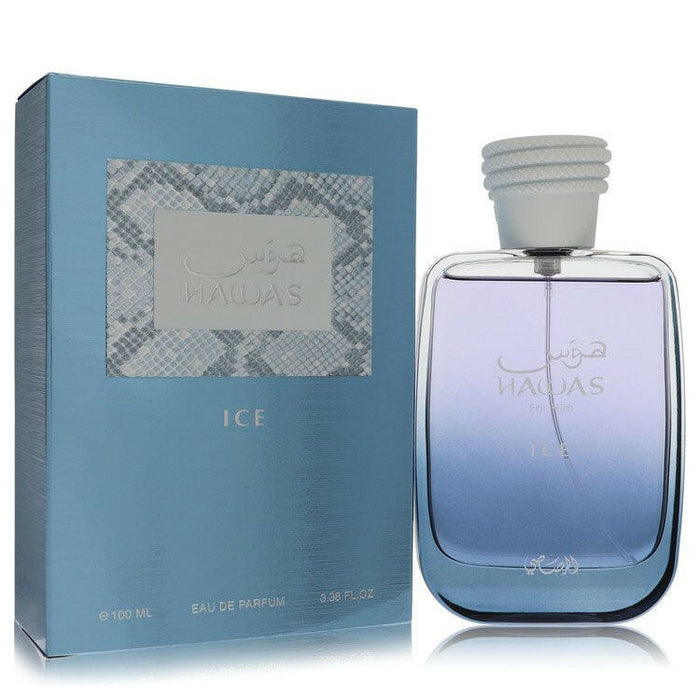 Hawas Ice Eau De Parfum Spray By Rasasi - 3.3 oz