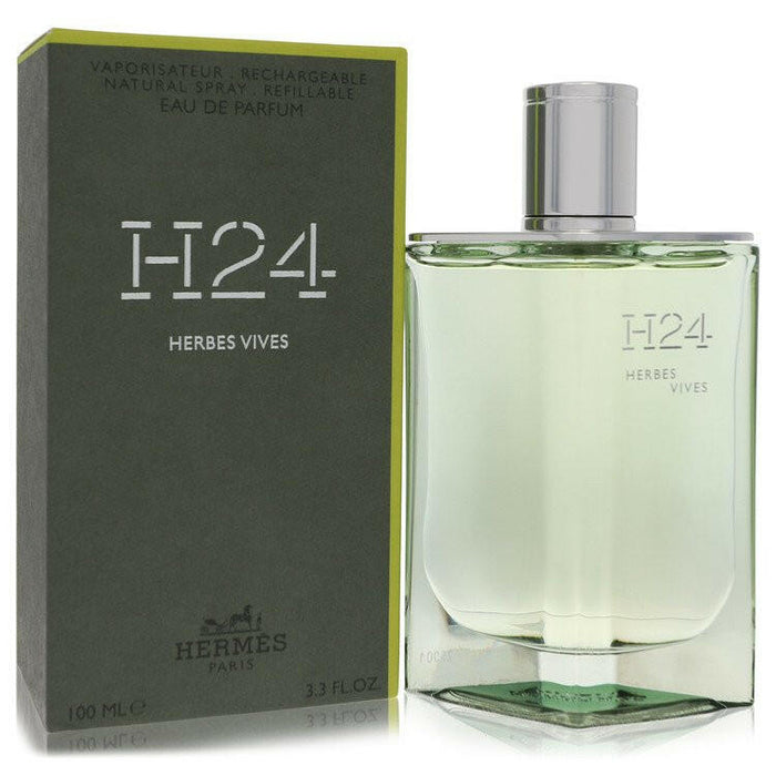 Hermes H24 Herbes Vives Eau De Parfum Refillable Spray By Hermes - 3.4 oz