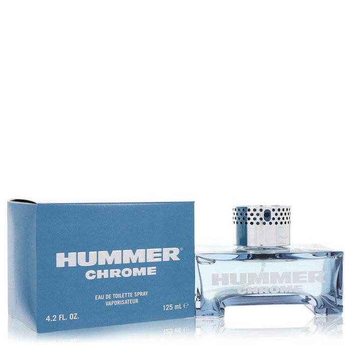 Hummer Chrome Eau De Toilette Spray By Hummer - 4.2 oz