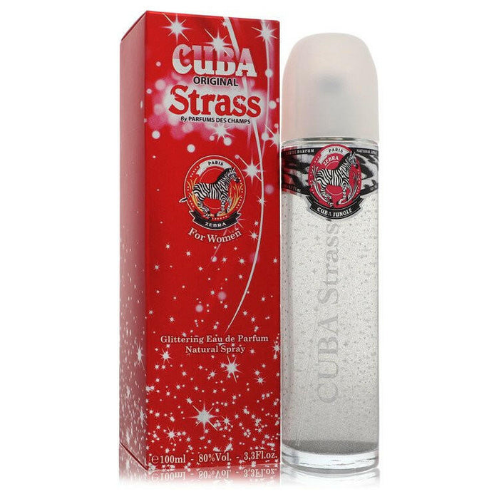 Cuba Strass Zebra Eau De Parfum Spray By Fragluxe - 3.4 oz