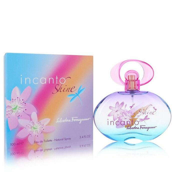 Incanto Shine Eau De Toilette Spray By Salvatore Ferragamo - 3.4 oz