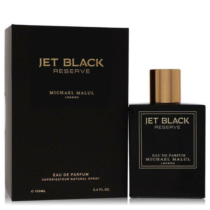 Jet Black Reserve Eau De Parfum Spray By Michael Malul - 3.4 oz