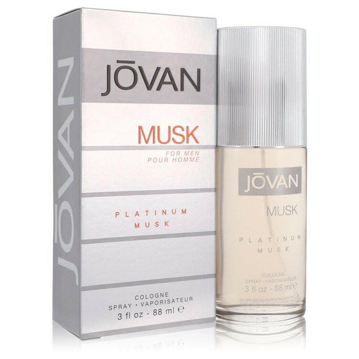 Jovan Platinum Musk Cologne Spray By Jovan - 3 oz
