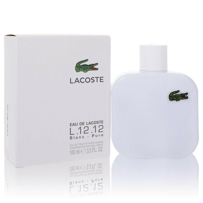 Lacoste Eau De Lacoste L.12.12 Blanc Eau De Toilette Spray By Lacoste - 3.3 oz