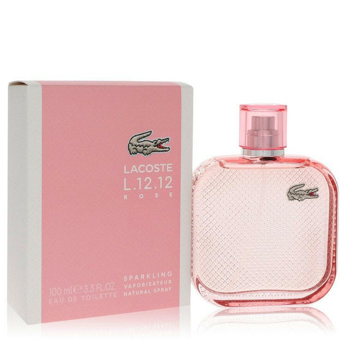 Lacoste Eau De Lacoste L.12.12 Rose Sparkling Eau De Toilette Spray By Lacoste - 3.3 oz