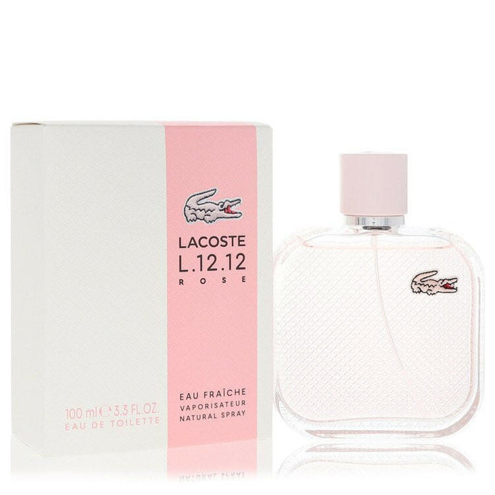 Lacoste Eau De Lacoste L.12.12 Rose Eau Fraiche Eau De Toilette Spray By Lacoste - 3.3 oz